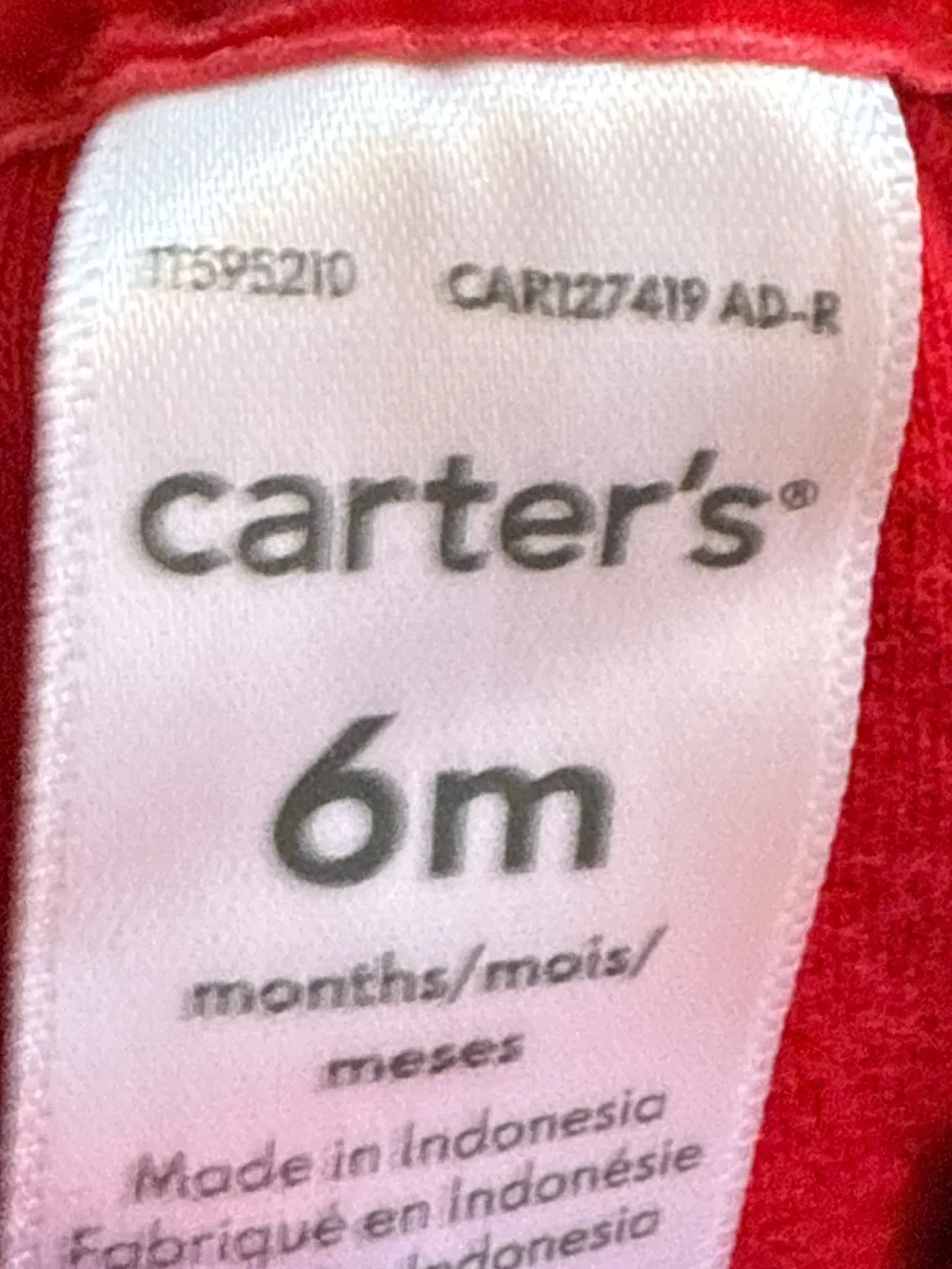 Carter's Red Quilted Hooded Baby Vest with Faux Fur Trim
